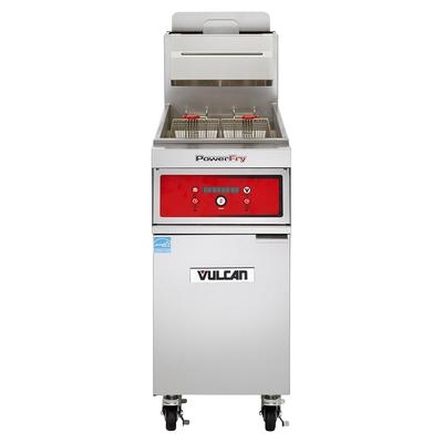 Vulcan 1TR85AF LP Commercial Gas Fryer - 90 lb Vat, Floor Model, Liquid Propane, Filtration System, Stainless Steel, Gas Type: LP