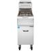 Vulcan 1VK45AF Commercial Gas Fryer - (1) 50 lb Vat, Floor Model, Liquid Propane, Solid State Analog Controls, KleenScreen Filtration System, Stainless Steel, Gas Type: LP