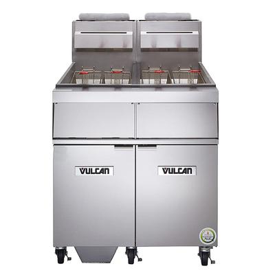 Vulcan 3GR85MF Commercial Gas Fryer - (3) 90 lb Va...