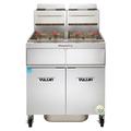 Vulcan 3TR65CF PowerFry3 Commercial Gas Fryer - (3) 70 lb Vats, Floor Model, Liquid Propane, Stainless Steel, Gas Type: LP