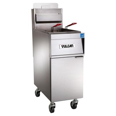 Vulcan 4TR85AF Commercial Gas Fryer - (4) 90 lb Va...