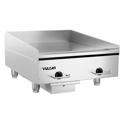 Vulcan RRE24E 208/3 24" Electric Commercial Griddle w/ Thermostatic Controls - 3/4" Steel Plate, 208v/3ph, Stainless Steel