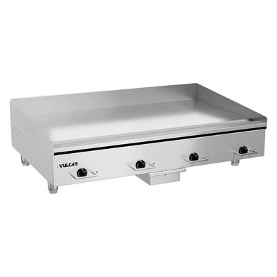 Vulcan RRE48E 240/3 48" Electric Commercial Griddle w/ Thermostatic Controls - 3/4" Steel Plate, 240v/3ph, 240 V, Stainless Steel