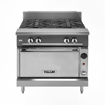 Vulcan V236HS LP 36" Commercial Gas Range w/ 2 Hot Tops & Standard Oven, Liquid Propane, Stainless Steel, Gas Type: LP