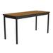 Correll LT3048-06-09-09 Economical Lab Table w/ Wear Resistant Surface & T Mold Edge 30x48" Medium Oak, Brown