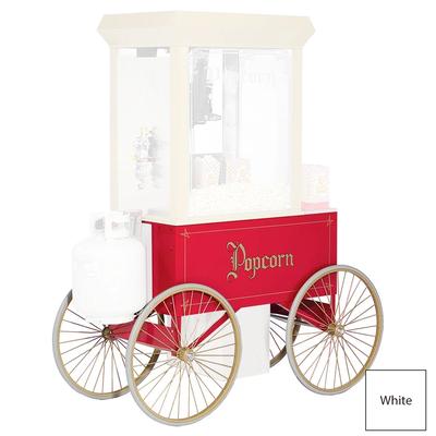 Gold Medal 2936W Steerable Wagon w/ 4 Spoke Wheels & Stainless Spacer, White