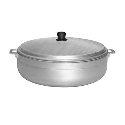 Town 34318 18 1/2 qt Aluminum Braising Pot, Silver