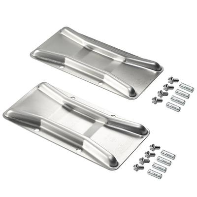 Krowne 28201 Front Caster Positioning Chock Set, Stainless Steel