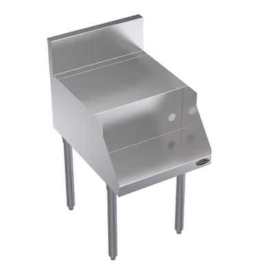 Krowne KR24-12BF Single Blender Add-On Unit w/ Step - 6 1/2" Back Splash, 12" x 24", Stainless Steel