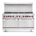 American Range AR-10-CC 60" 10 Burner Commercial Gas Range w/ (2) Convection Ovens, Liquid Propane, Stainless Steel, Gas Type: LP