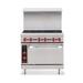 American Range AR-24G-2B-C 36" 2 Burner Commercial Gas Range w/ Griddle & Convection Oven, Natural Gas, Stainless Steel, Gas Type: NG