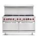 American Range AR-24G-6B-NN 60" 6 Burner Commercial Gas Range w/ Griddle & (2) Innovection Ovens, Natural Gas, Stainless Steel, Gas Type: NG