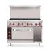 American Range AR-8-NVL-SBR 48" 8 Burner Commercial Gas Range w/ Innovection Oven & Storage Base, Natural Gas, Stainless Steel, Gas Type: NG