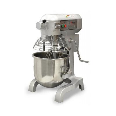 Omcan 20441 20 qt Planetary Commercial Mixer - Bench Model, 1 1/2 hp, 110v, 1.5 HP, Silver