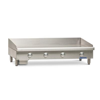 Imperial ITG-48-E 240/3 48" Electric Commercial Griddle w/ Thermostatic Controls - 1/2" Steel Plate, 240v/3ph, Stainless Steel