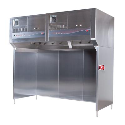 Wells WVU-96 113 9/10" Universal Ventless Hood w/ 4 Stage Filtration, 208-240v/1ph, Stainless Steel