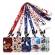 Cool Anime Men ID Card Holder Lanyard for Keychain Neck Strap ID Badge Holder Key Chain Retractable
