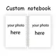 Custom Photo 3D Printing A5 Spiral Notebook DIY Picture Customize Note Book Personalized Cover