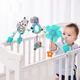 Baby Stroller Toy For Bed Mobile Infant Crib Rattles Newborn Baby Bed Hanging Rattle Baby Car