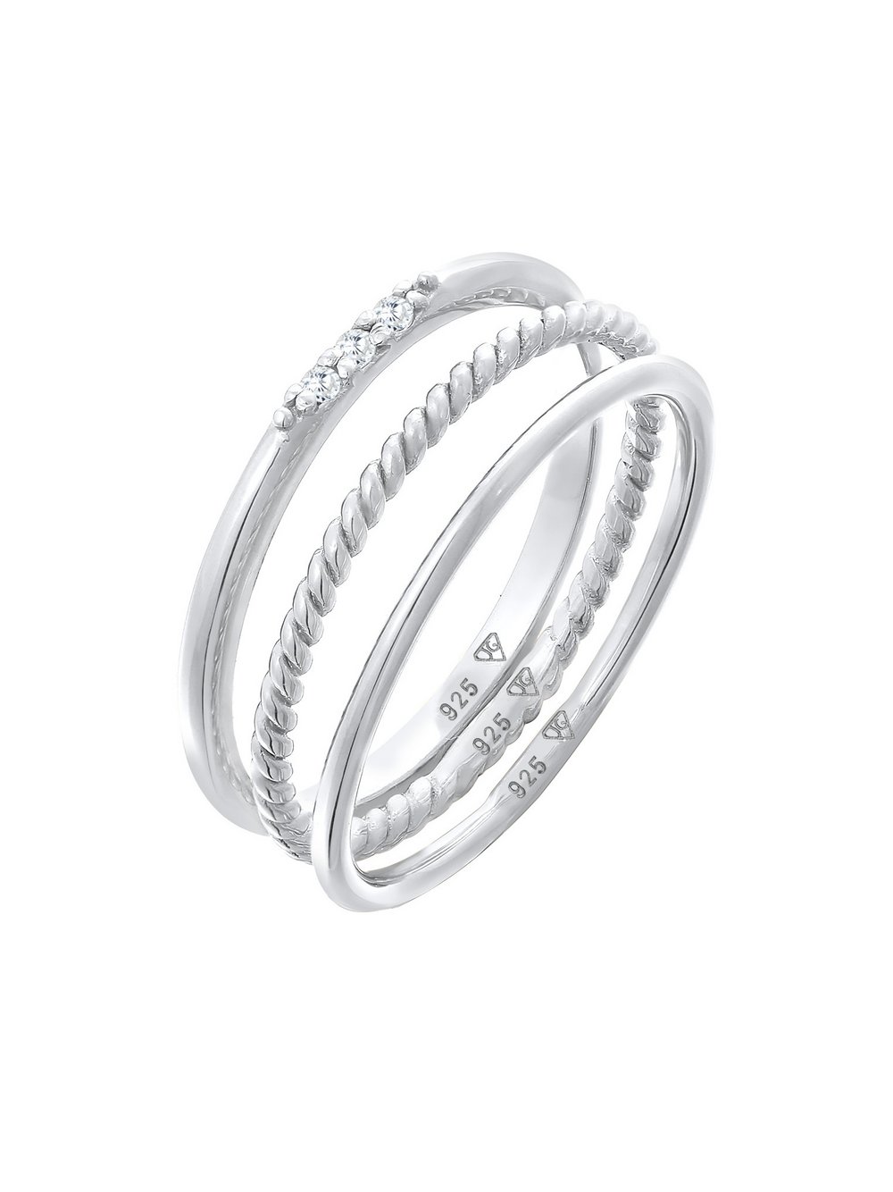 Elli Ring Damen silber, 58 Image