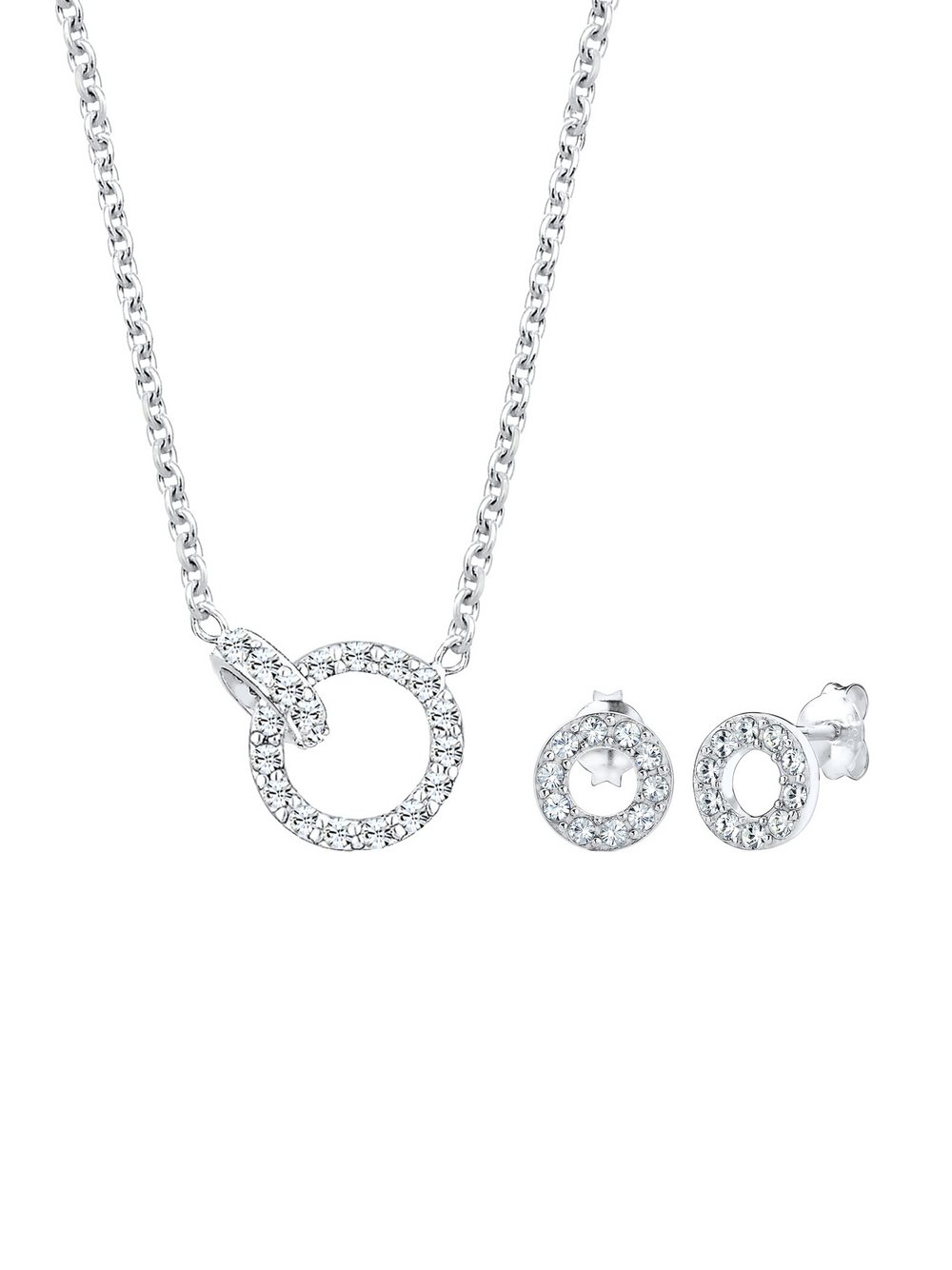 Elli Schmuckset Damen silber, 45
