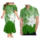 2023 Frauen schulter freies Kleid Party gekräuselte Fischschwanz Kleid hawaiian ischen polynes