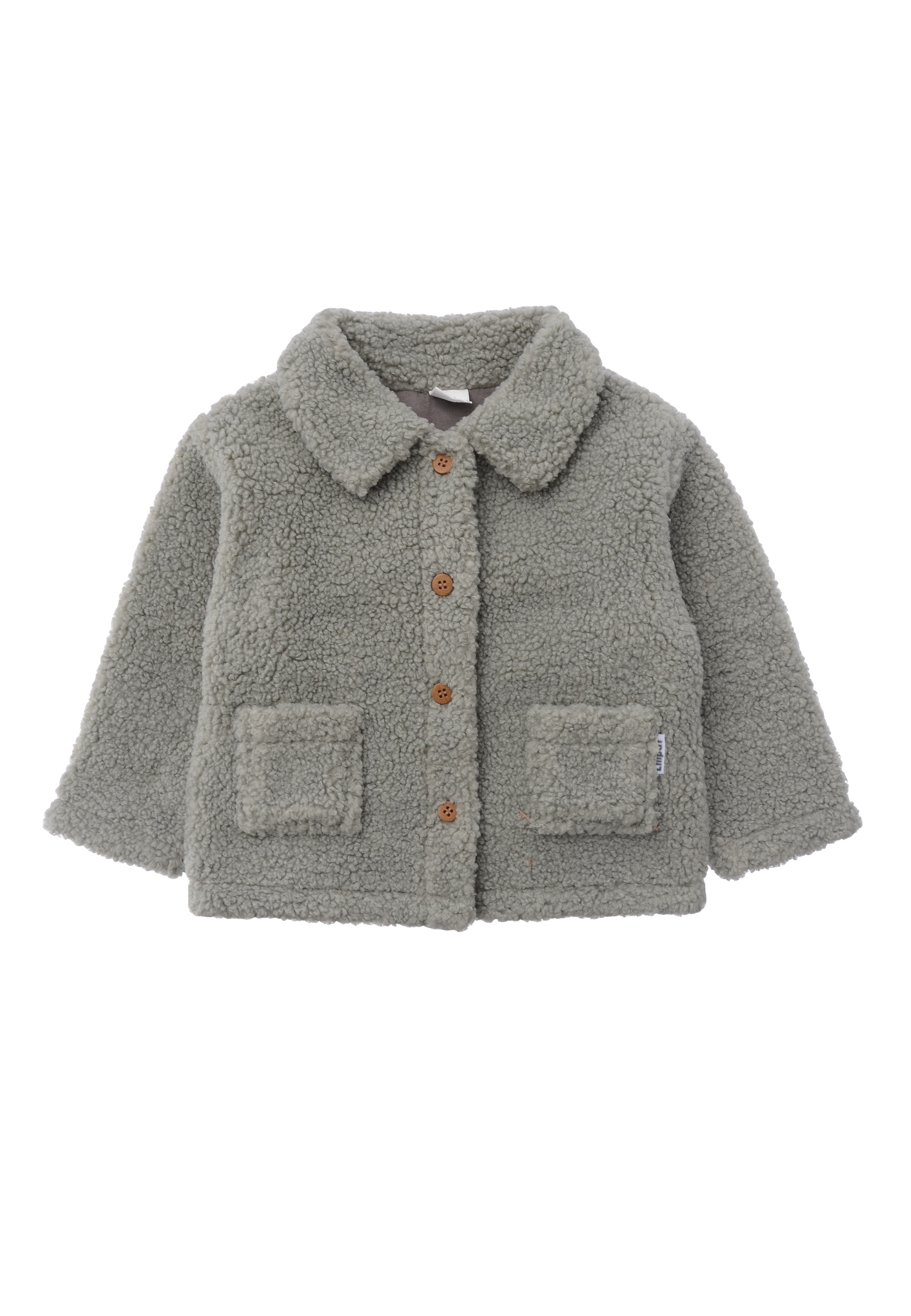 Sweatjacke LILIPUT, Jungen, Gr. 62/68, grau, 50% Baumwolle, 50% Polyester, unifarben, Sweatjacken, mit aufgesetzten Taschen Image