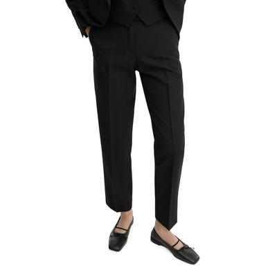 Straight Leg Suit Trousers