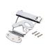 R Shape 6 String Guitar Tailpiece Bridge Metal Semi-Hollow Tailpiece Bridge Replacement Parts Accessory for Jazz Guitar GA423A (