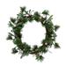 Pine Needle and Silver Ball Ornament Artificial Christmas Wreath 12-Inch Unlit - 12"