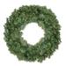 24" B/O Pre-Lit LED Canadian Pine Artificial Xmas Wreath with Timer