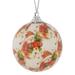 14-Piece Snowman Decoupage Christmas Ball Ornament Set 2.25" (60mm)