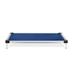 Elevated Dog Bed Dog Cot with Sturdy Structure for X-Large Dogs Indestructible Raised Pet Bed Fits Standard Crate Sizes Blue