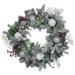 Frosted Cedar and Berries Artificial Christmas Wreath - 24-Inch Unlit - 24"