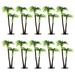 10Pcs Decorative Aquarium Trees Wear-resistant Artificial Trees Delicate Model Trees