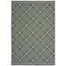 Moretti Parker Area Rug 3969L Outdoor Grey Rings Petals 2 5 x 4 5 Rectangle