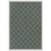 Moretti Parker Area Rug 6025L Outdoor Grey Lines Ogee 2 5 x 4 5 Rectangle