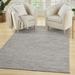 Nourison Practical Solutions Indoor/Outdoor Grey Mocha 6 x 9 Area Rug (6x9)