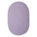 Boca Raton Amethyst 3 ft. Round Rug - Indoor/Outdoor Reversible Stain/Fade/Mildew Resistant