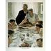 The Four Freedoms Series by Norman Rockwell - Laminated Poster Print -12 Inch by 18 Inch with Bright Colors and Vivid Imagery