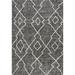 JONATHAN Y JONATHAN Y Derya Tribal Diamond Trellis Indoor/Outdoor Area Rug 5 X 8 - Black/Ivory