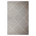 Casavani Hand Woven Natural Jute Dhurrie Gray Geometric Living Room & Dining Room Mat Decor Styles- Hall Room Square Area Carpet 8x8 Feet