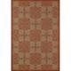 8 x 11 ft. Plymouth Collection Milan Flat Woven Indoor & Outdoor Area Rug Red