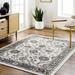 Hauteloom Adjoa Recycled Material Living Room Bedroom Area Rug - Gray Black Brown - 7 10 x 10