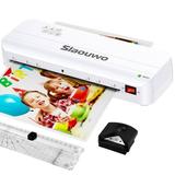 Laminator Machine Slaouwo A4 Thermal Laminator Machine with 20 Laminating Pouches 4 in 1 Portable Laminator with Paper Trimmer and Corner Rounder 9 Inches Personal Laminator for Home School Office