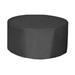 Outdoor Table Cover Round Black Outside Table Cover for Backyard Garden Lawn 230x110cm