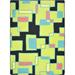 Joy Carpets Kid Essentials Outside the Box Rectangle Teen Area Rugs 03 Tropical - 3 ft. 10 in. x 5 ft. 4 in.
