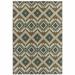 HomeRoots 8 x 10 ft. Gray Geometric Stain Resistant Indoor & Outdoor Rectangle Area Rug - Gray