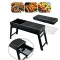 KLZO Portable BBQ Foldable Lightweight Smoker Charcoal Grill for Camping Picnics Garden Grilling