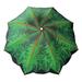 ft Outdoor Beach Umbrella with Palm Tree Design Telescoping Pole UV Protection (ft Palm Tree)